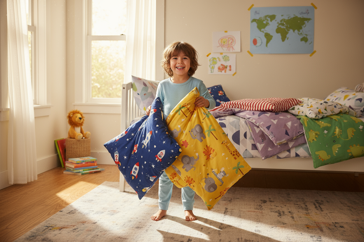 The Best Time to Let Your Child Choose Bedding