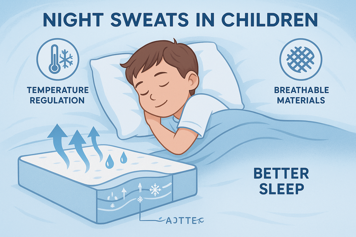 The Truth About Night Sweats in Kids (And How the Right Mattress Helps)