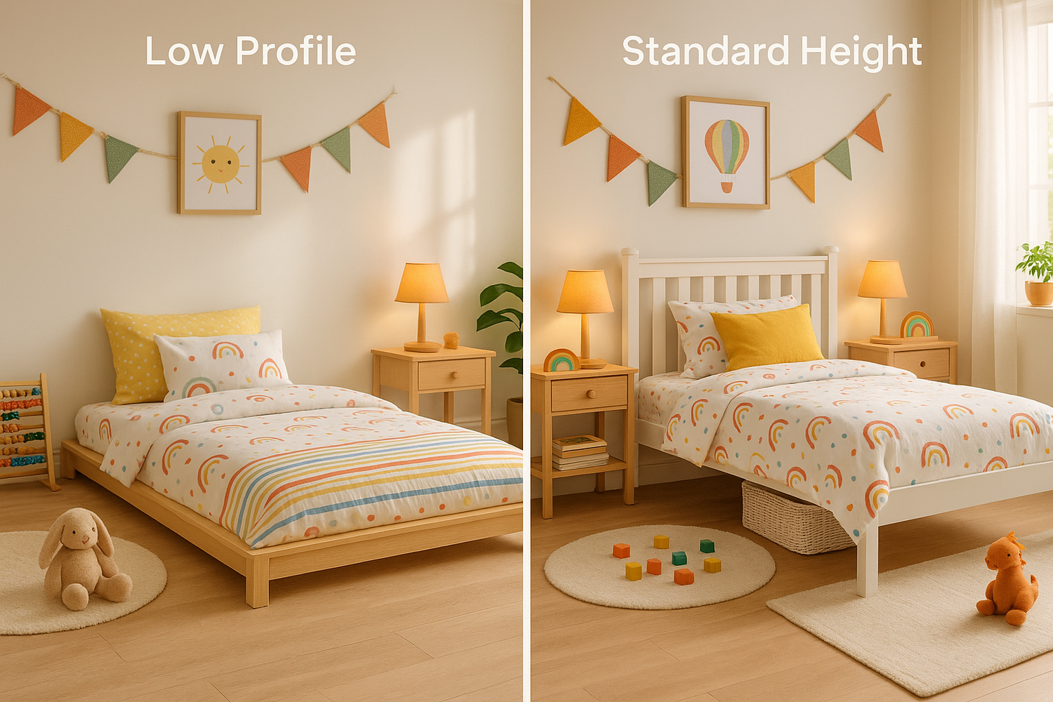 Low Profile vs Standard: Which Mattress Height Is Right for Your Child?