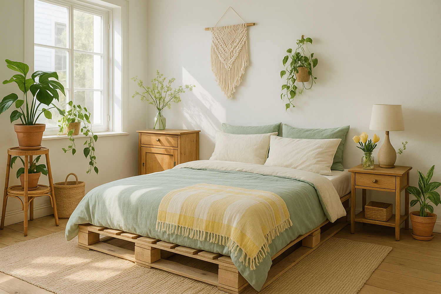 How to Create a Spring-Ready Eco Bedroom on a Budget