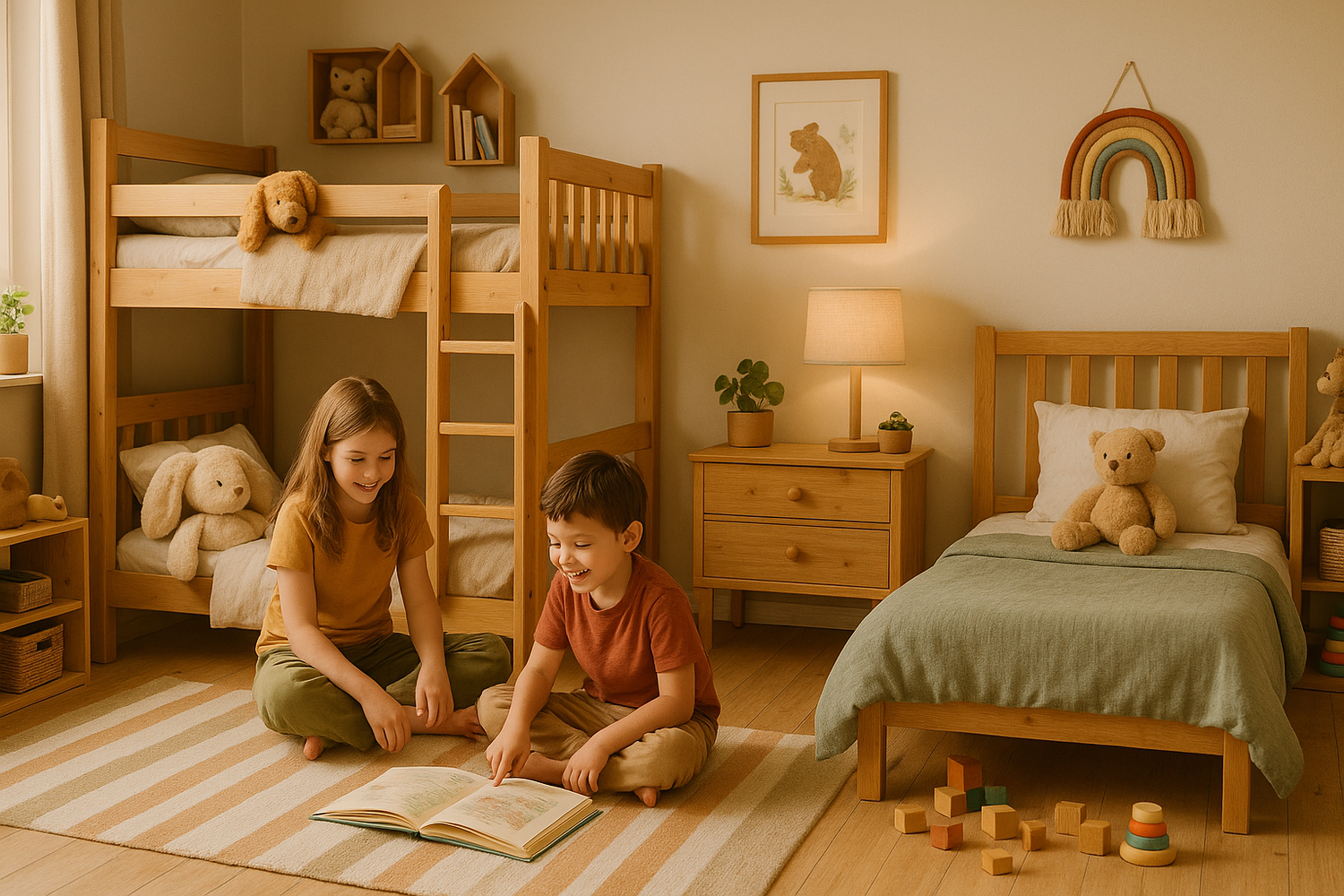What Is the Ideal Mattress Size for Kids Sharing a Room?