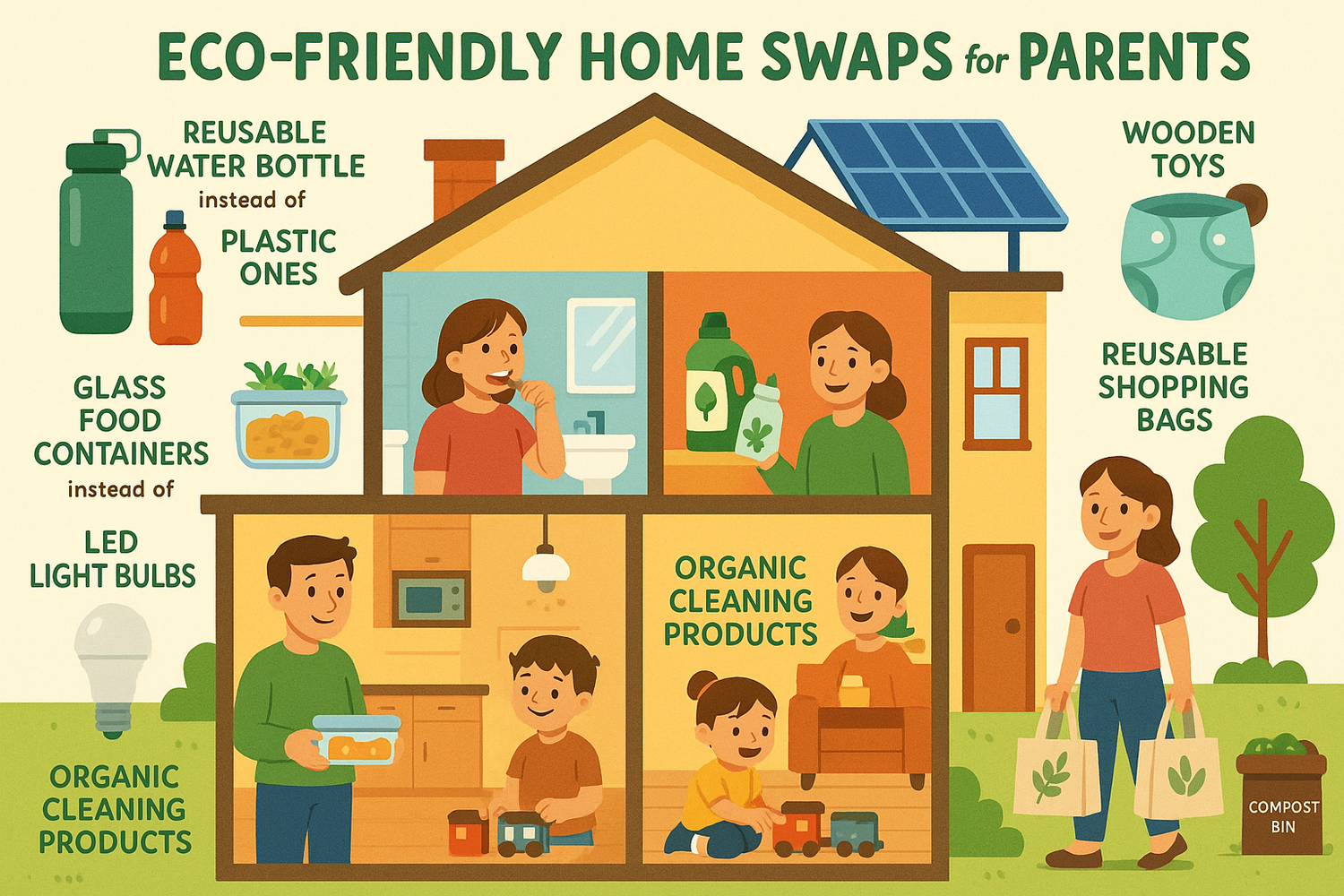 Top 10 Eco Swaps Every Parent Can Make at Home