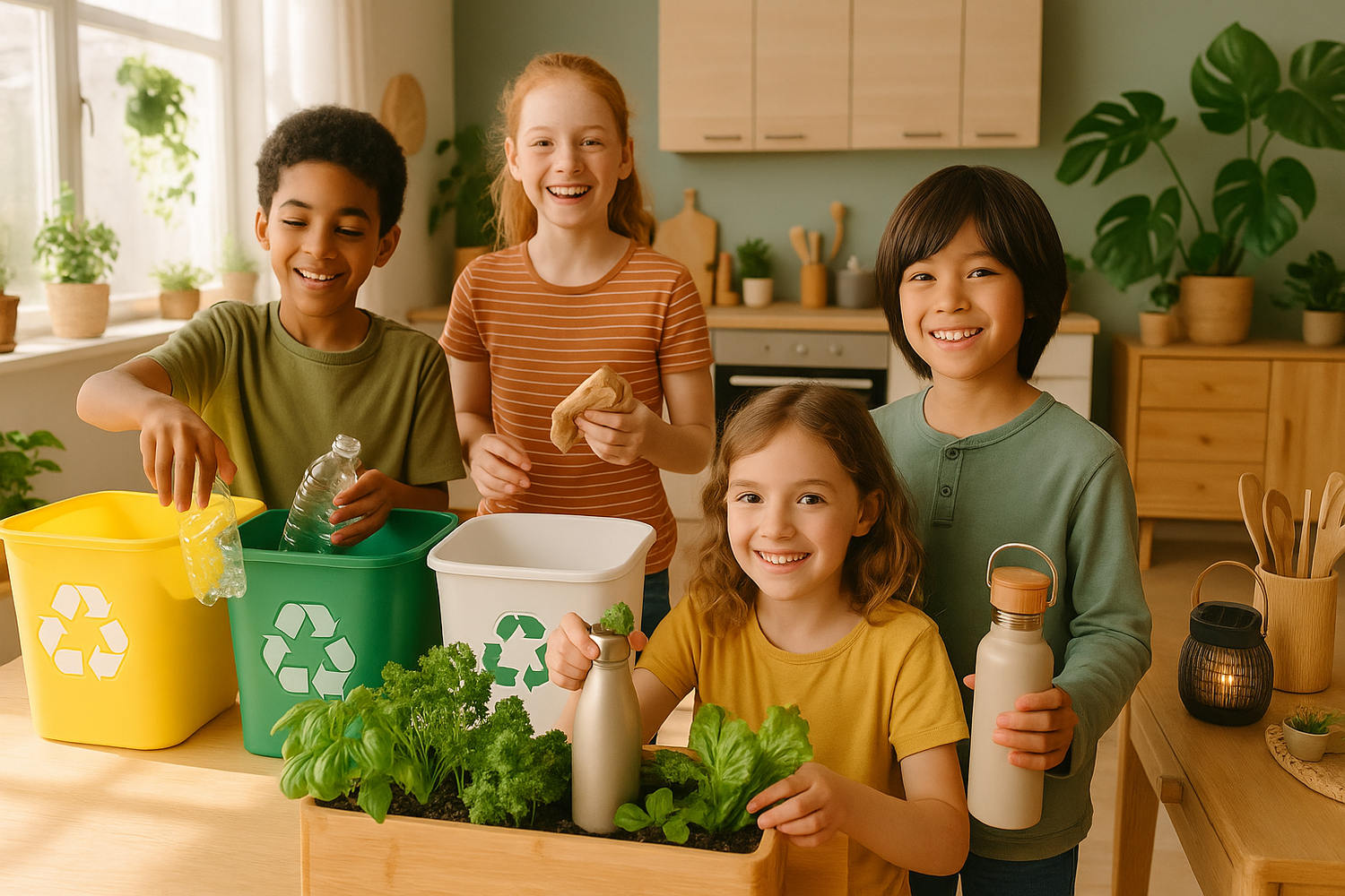 Kids and Climate Anxiety: How Eco Choices at Home Can Empower Them