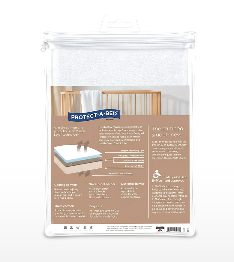 Bamboo Jersey Cot Protector