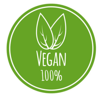 100% Vegan logo